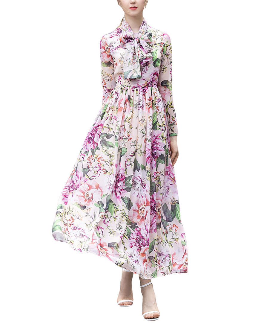 Image of BURRYCO Silk-Blend Midi Dress
