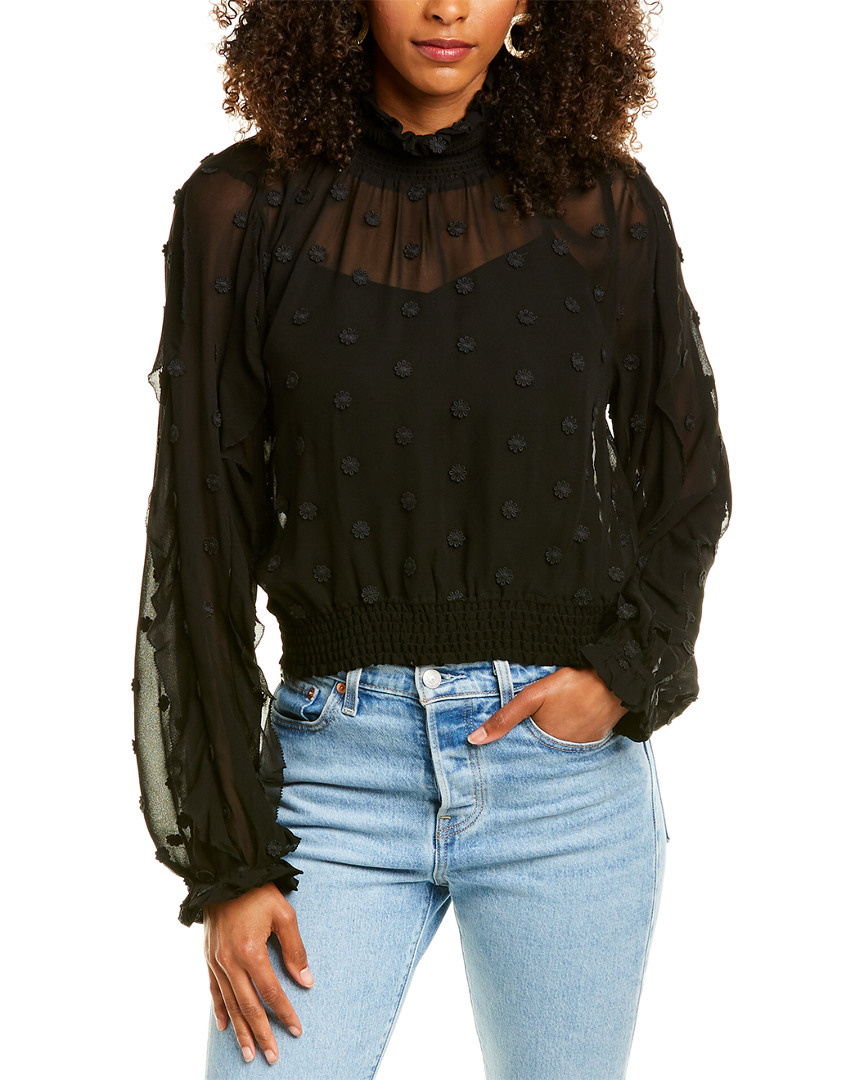 Image of Farm Rio Ruffled Blouse