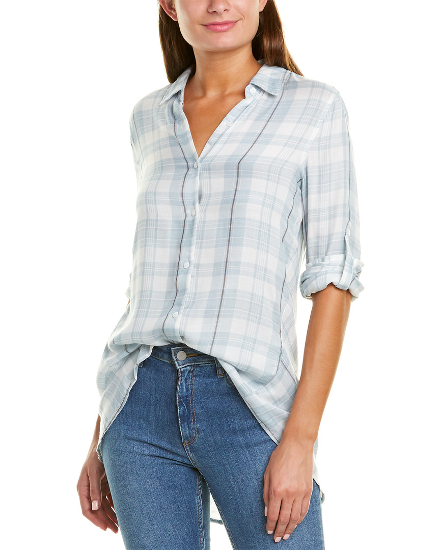 Image of Max Studio Roll-Sleeve Top