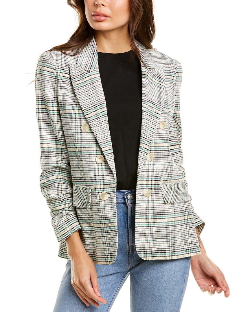 Image of .STATE Cassia Plaid Blazer