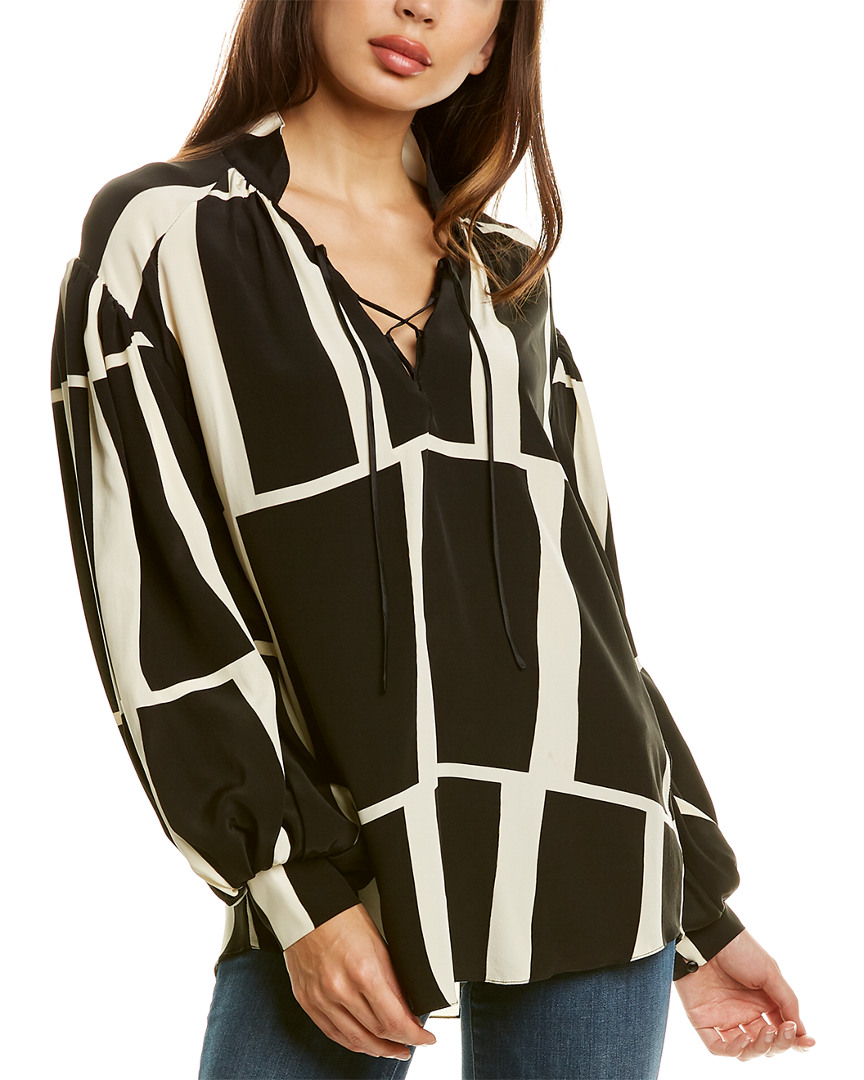 Image of Johanna Ortiz Rhapsody Geo Silk Top