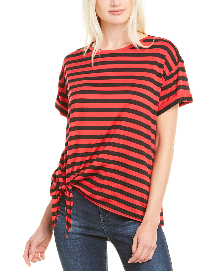 Image of NYDJ Tie-Front T-Shirt