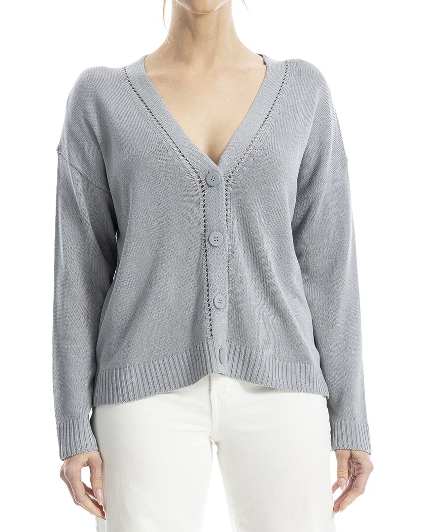 Max Studio Linen-blend Cardigan
