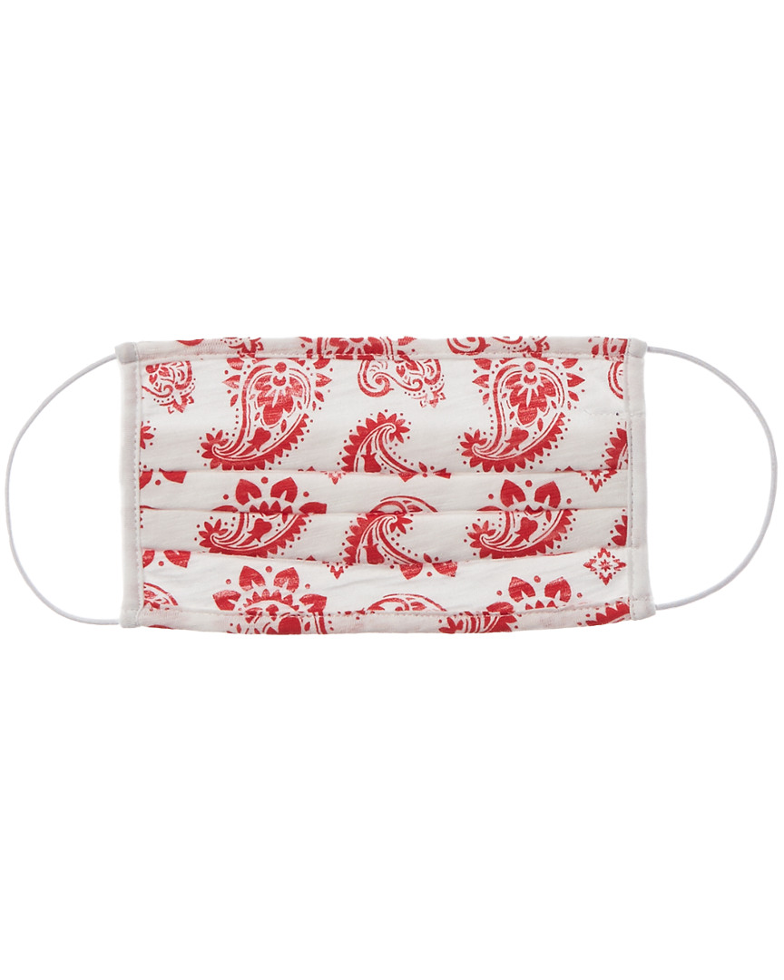 Goldie Cloth Face Mask In Red