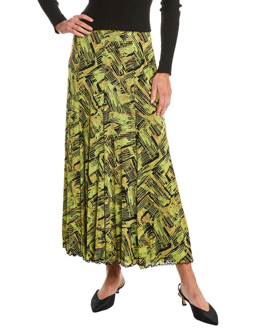Diane Von Furstenberg Louis Reversible Midi Skirt In Black