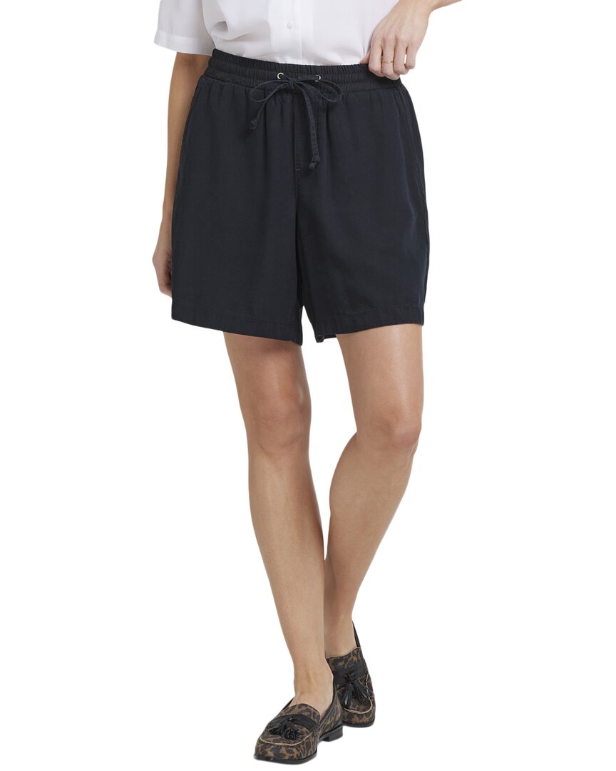 Nydj Jayne Overdye Black Shorts Jean