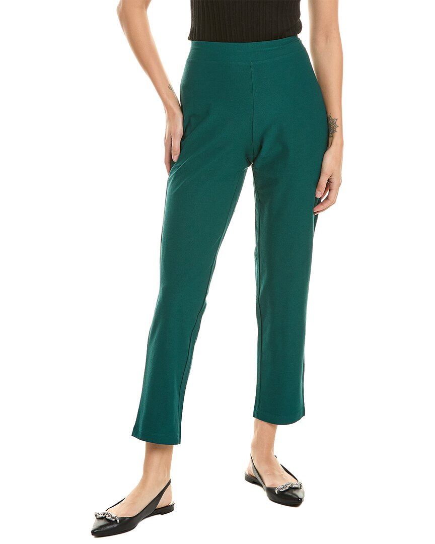Eileen Fisher Petite Cropped Stretch Crepe Skinny Pants