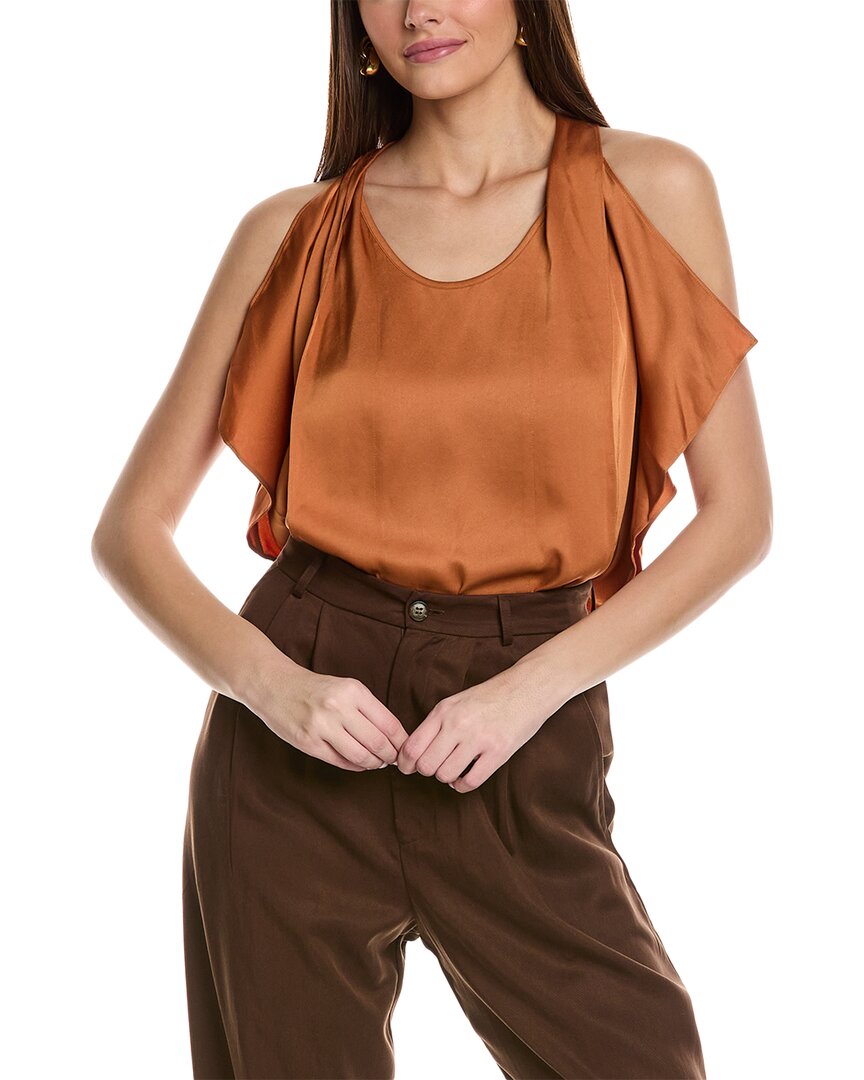 Shop Reiss Camilla Top In Red