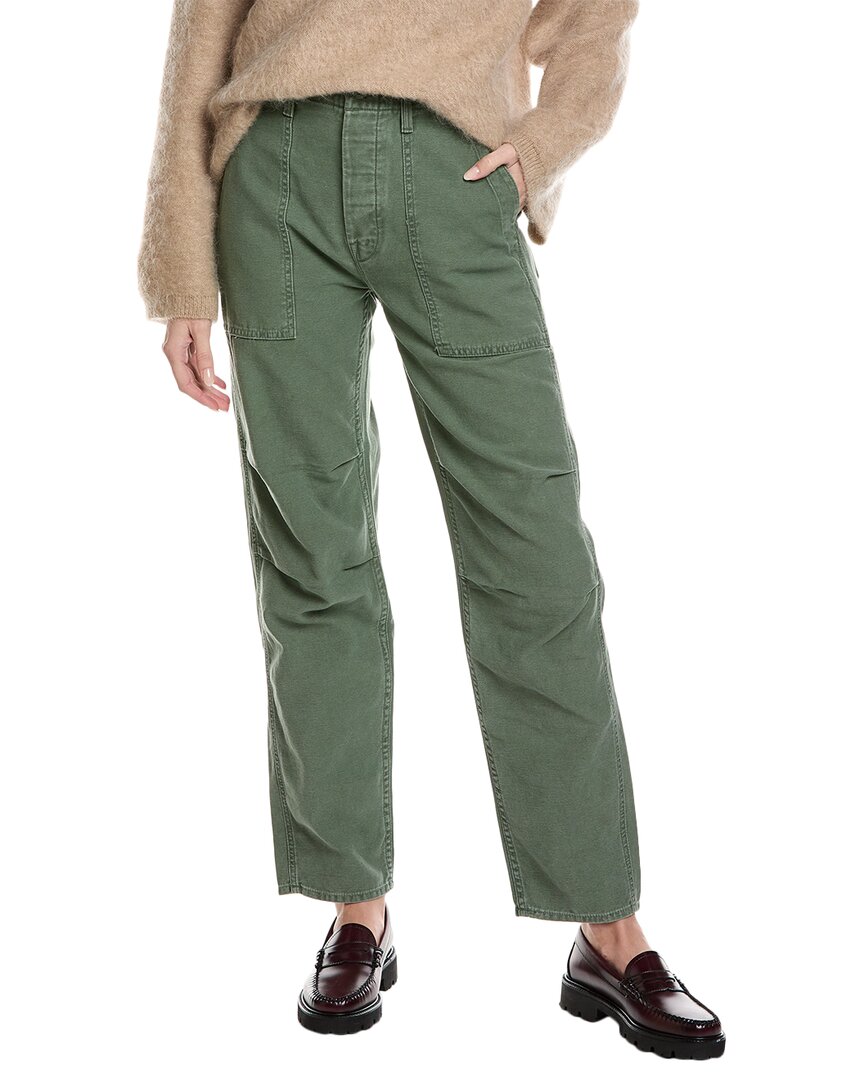 Mother The Awol Hover Jeans In Roger That In Green