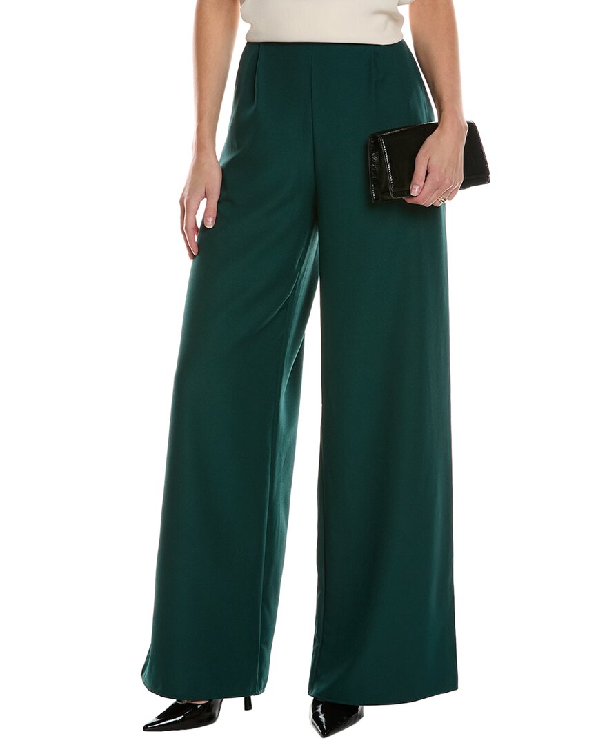 Meiven Pleated Pull-on Pant In Green