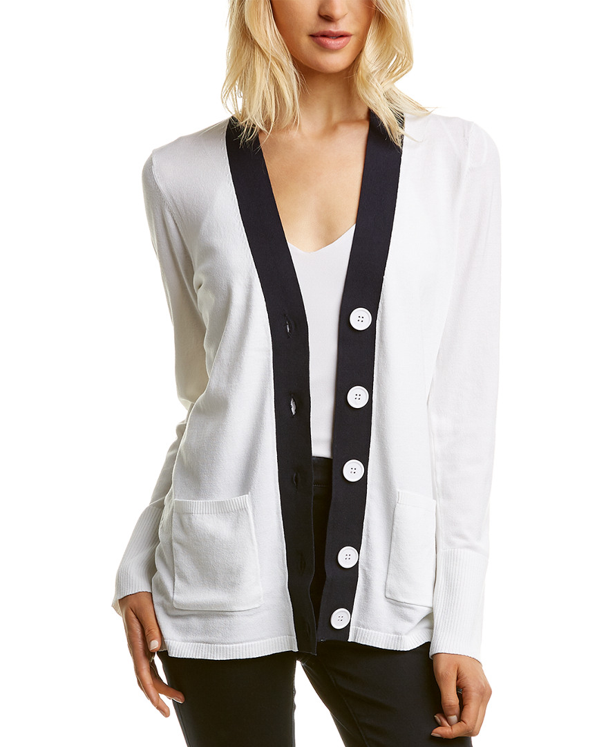 Image of America Contrast Placket Cardigan