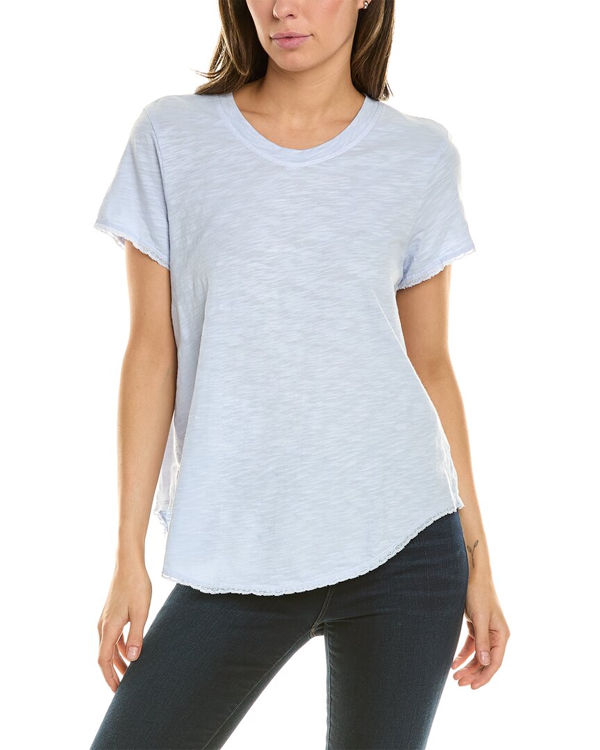 Wilt Baby Shirttail Lace Edge T-shirt In Blue