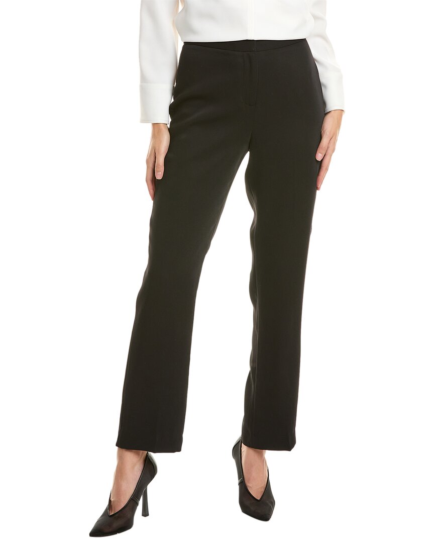 Elie Tahari Leena Wool-blend Pant In Black