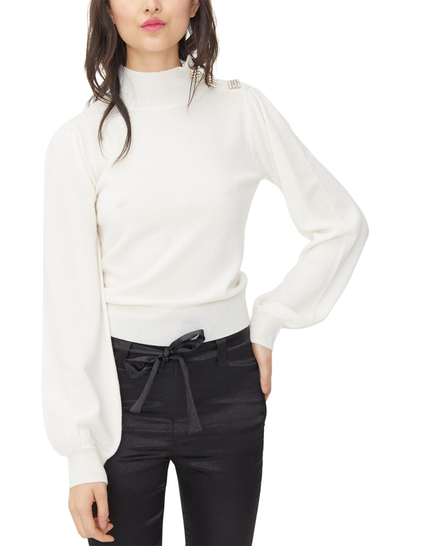 Image of Generation Love Blouson Wool & Cashmere-Blend Top