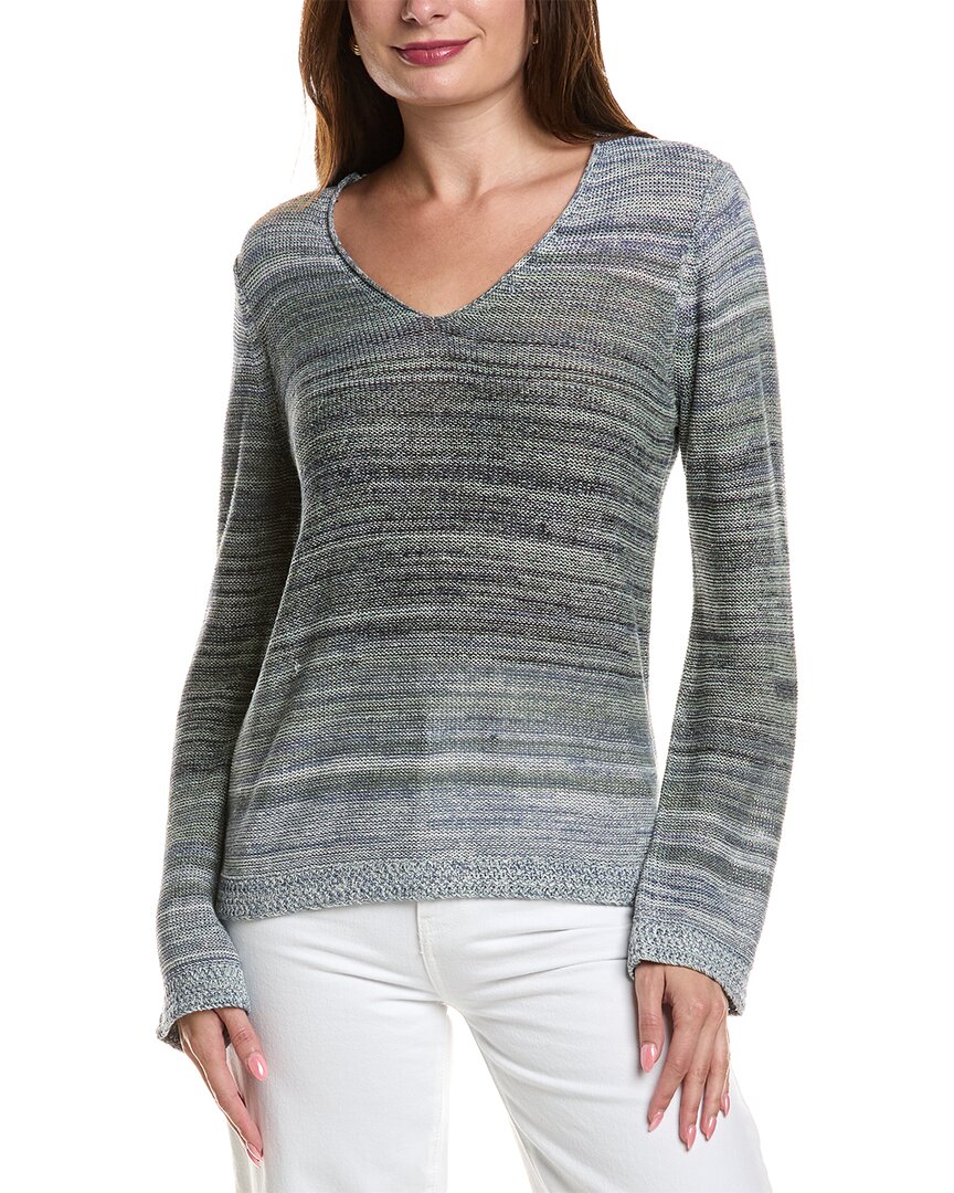 Nic + Zoe Nic & Zoe Hazy Shades Linen-blend Sweater