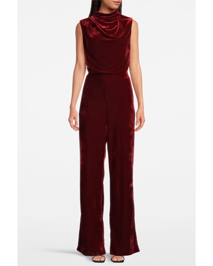 Reiss Diane Jumpsuit In Red