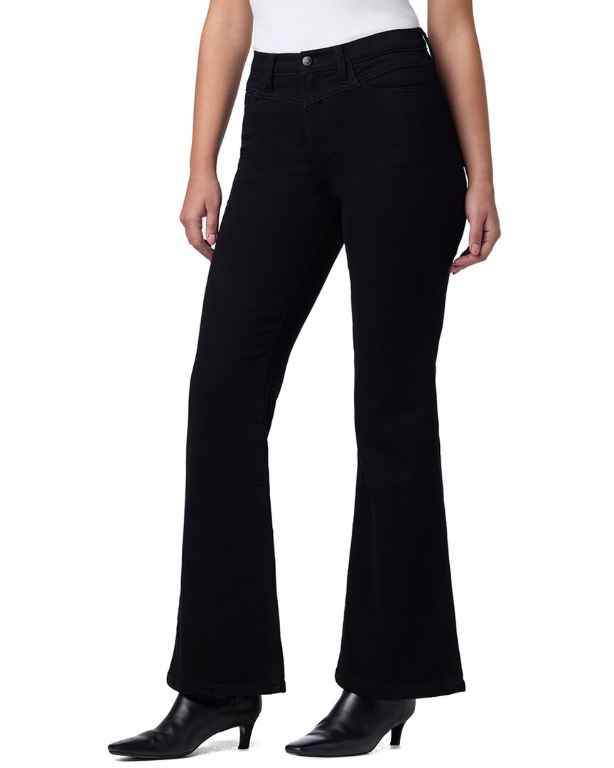Joe's Jeans Hi-rise Honey Coated Bootcut Jean In Black
