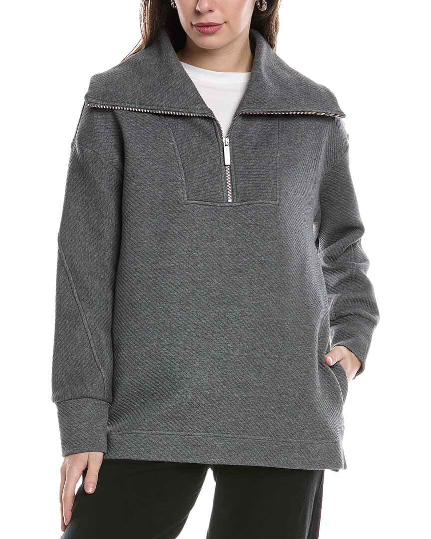 Sweaty Betty Women's Radiant 1/4-zip Sweatshirt In Grey