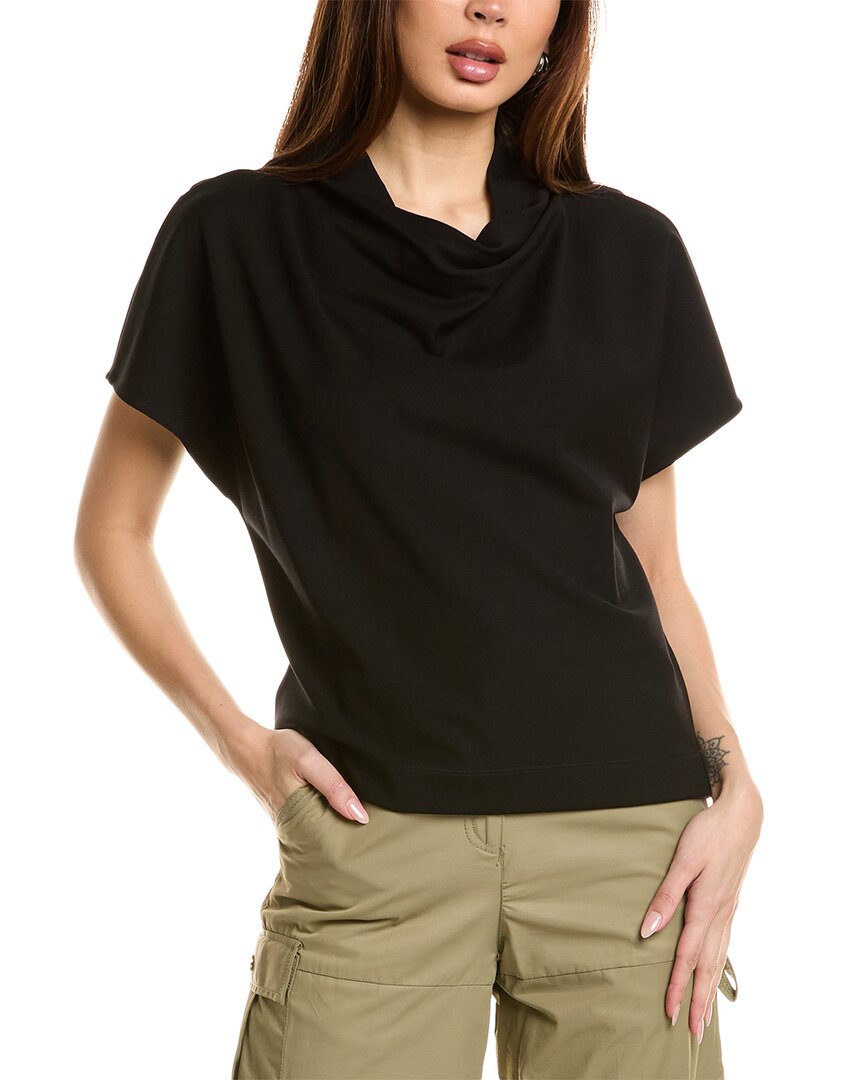 Natori Compact Knit Wedge Funnel Top