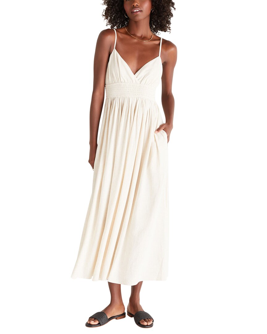 Shop Z Supply Charm Linen-blend Midi Dress