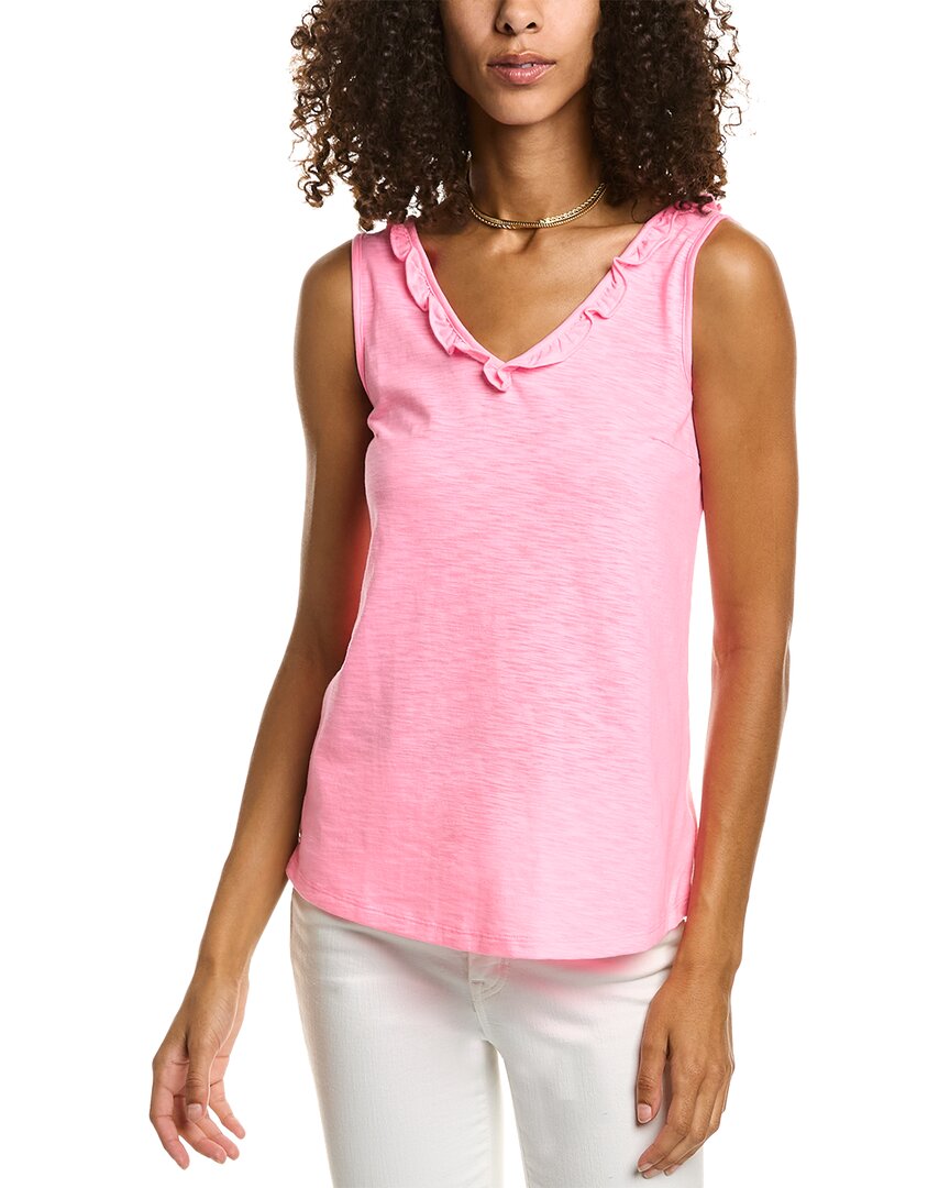 Lilly Pulitzer Gigi Ruffle Top In Pink