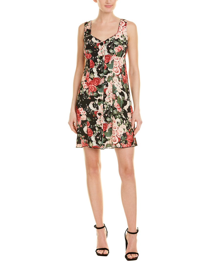 Image of Anna Sui Rose Garland Shift Dress