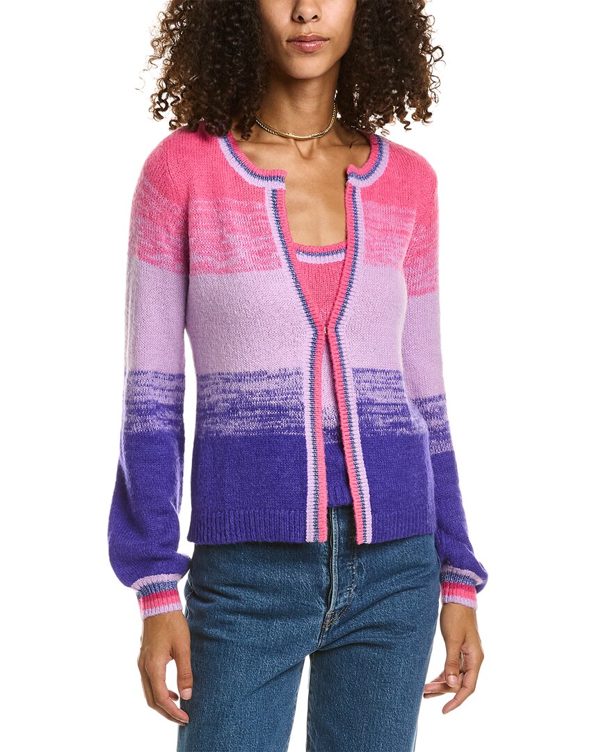 Lilly Pulitzer Tessalyn Wool-blend Sweater Set In Purple
