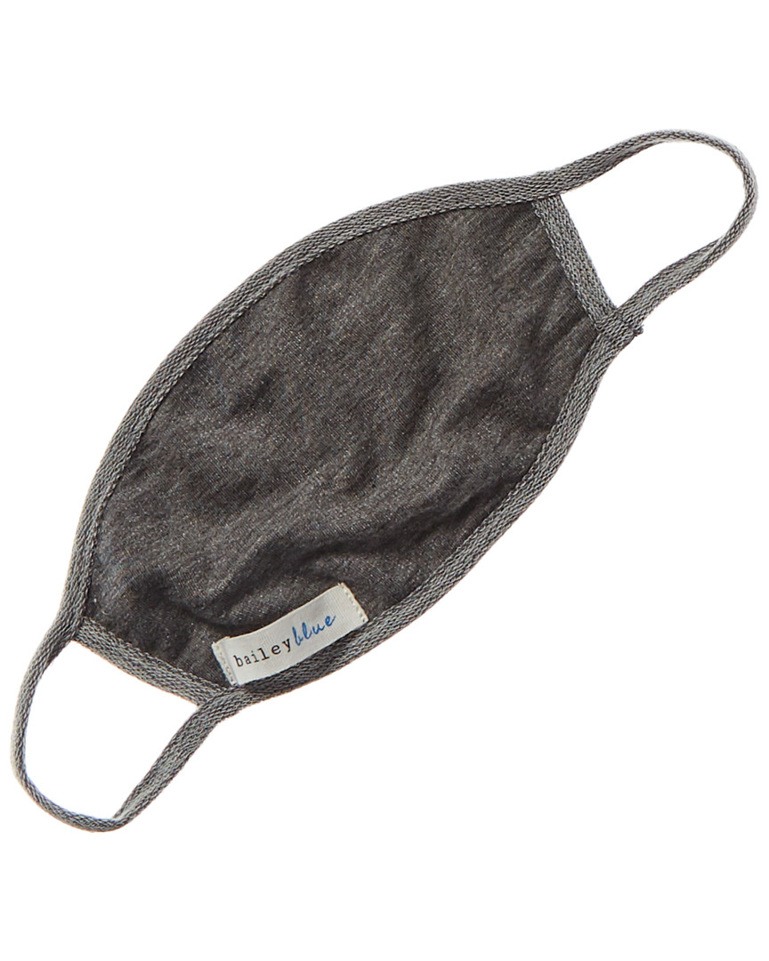 Bailey Blue Cloth Face Mask In Gray