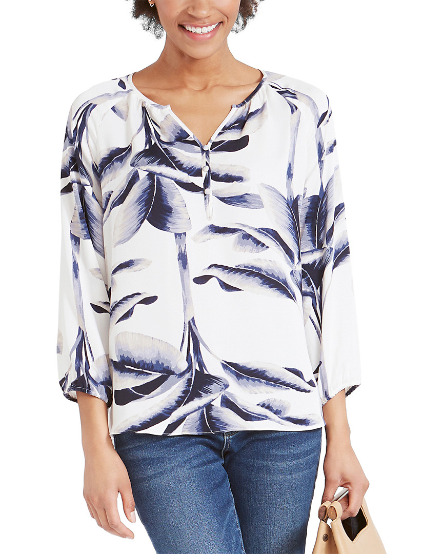 Image of NIC+ZOE Botanical Leaf Blouse