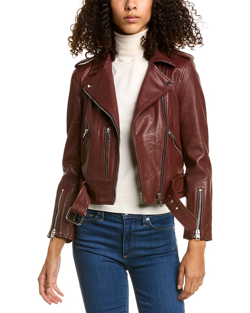 Allsaints Balfern Leather Biker Jacket | ModeSens