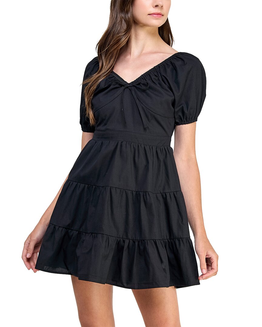 Shop Koko + Mason Puff Sleeve Mini Dress