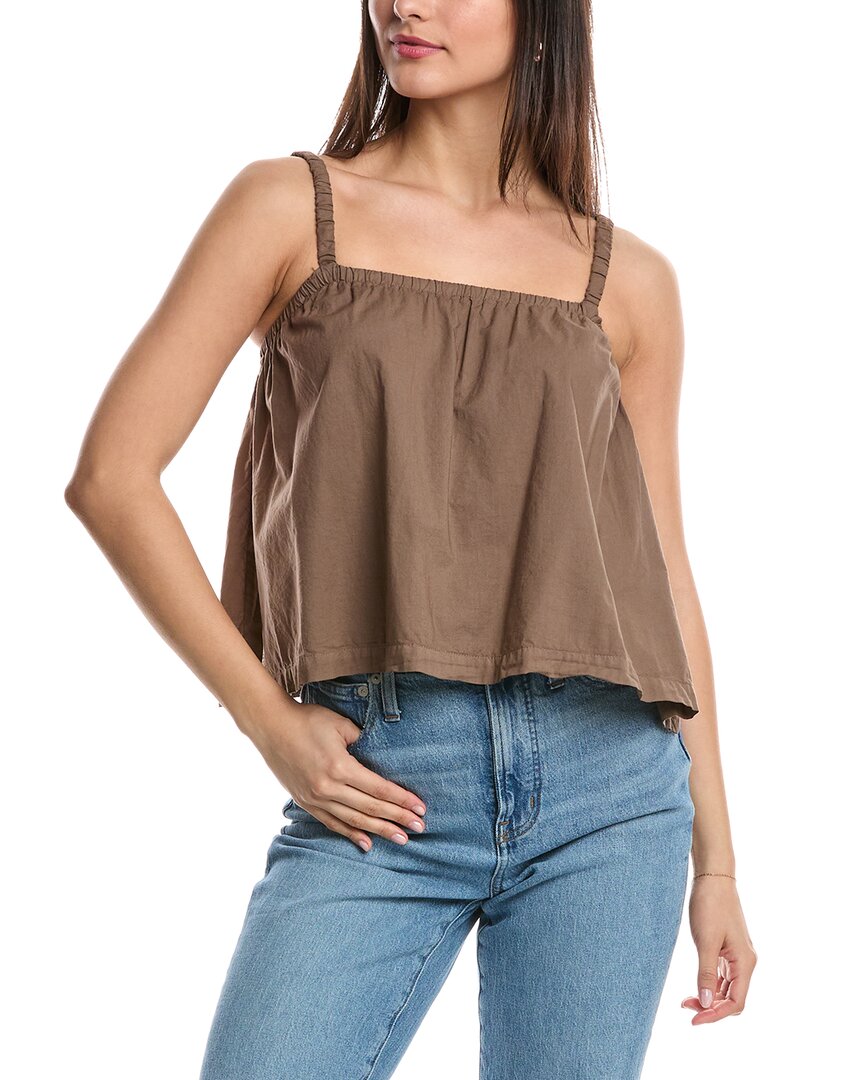 Stateside Swing Top In Brown
