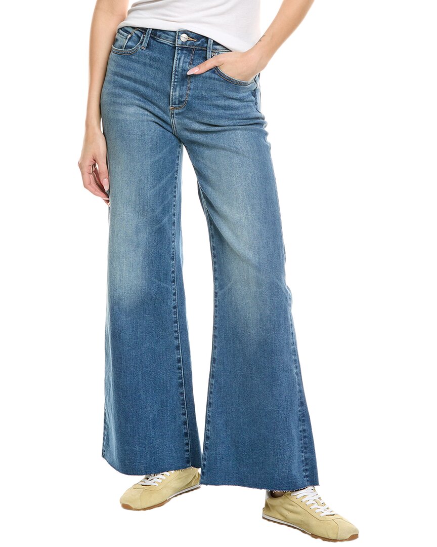 Driftwood Denim Driftwood Jeans Mona Medium Wash Wide Leg Jean In Blue
