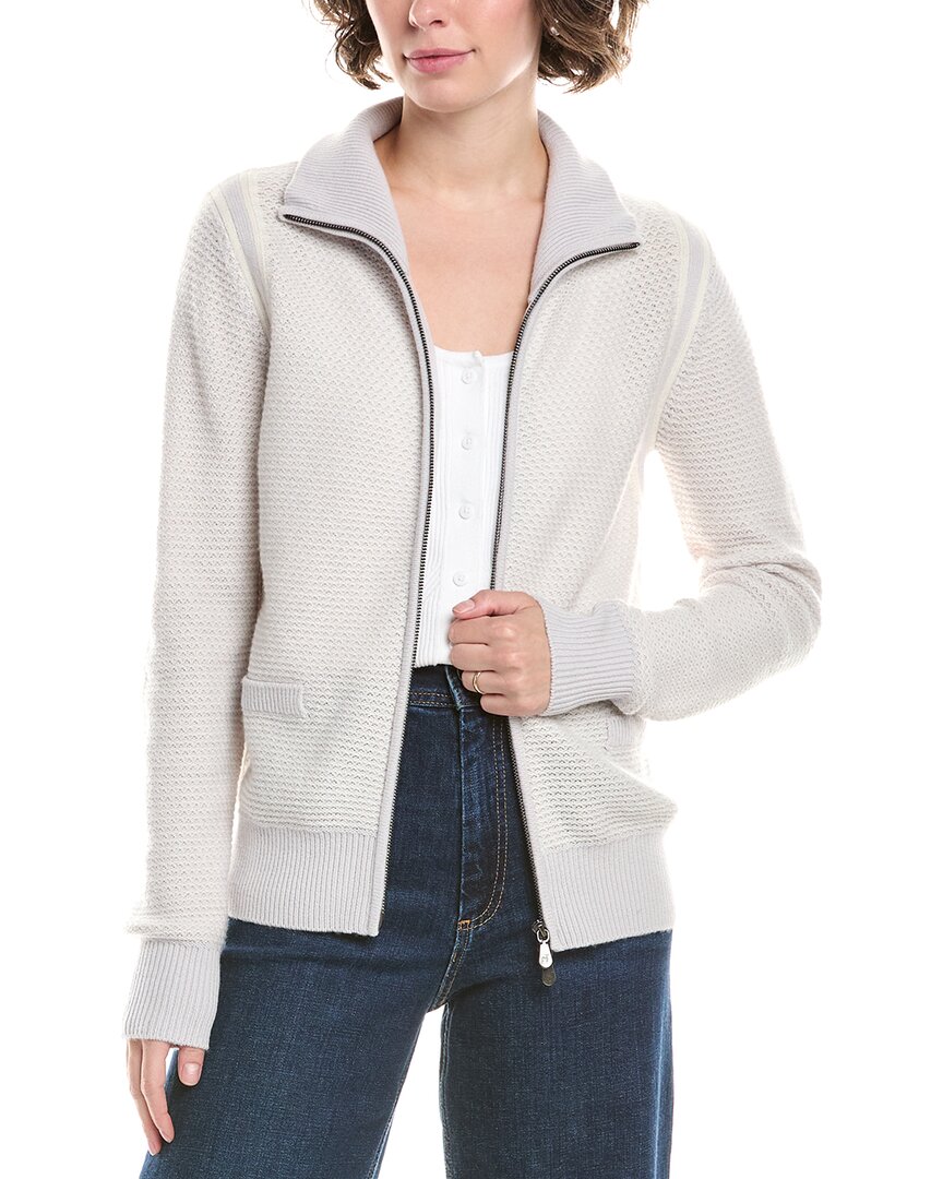 Raffi Wool & Cashmere-blend Jacket In Gray