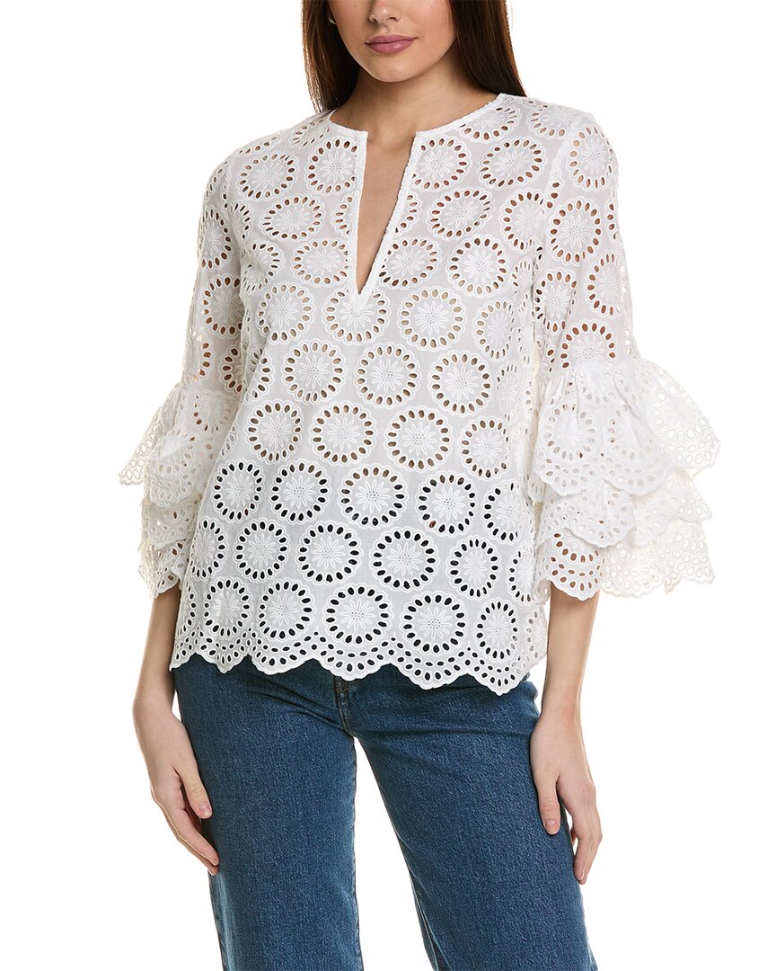 Shop Figue Reina Top In White