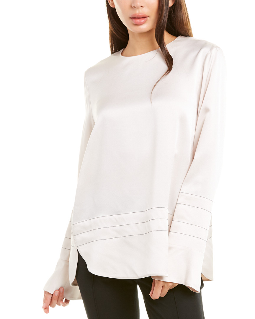 Image of Piazza Sempione Satin Top