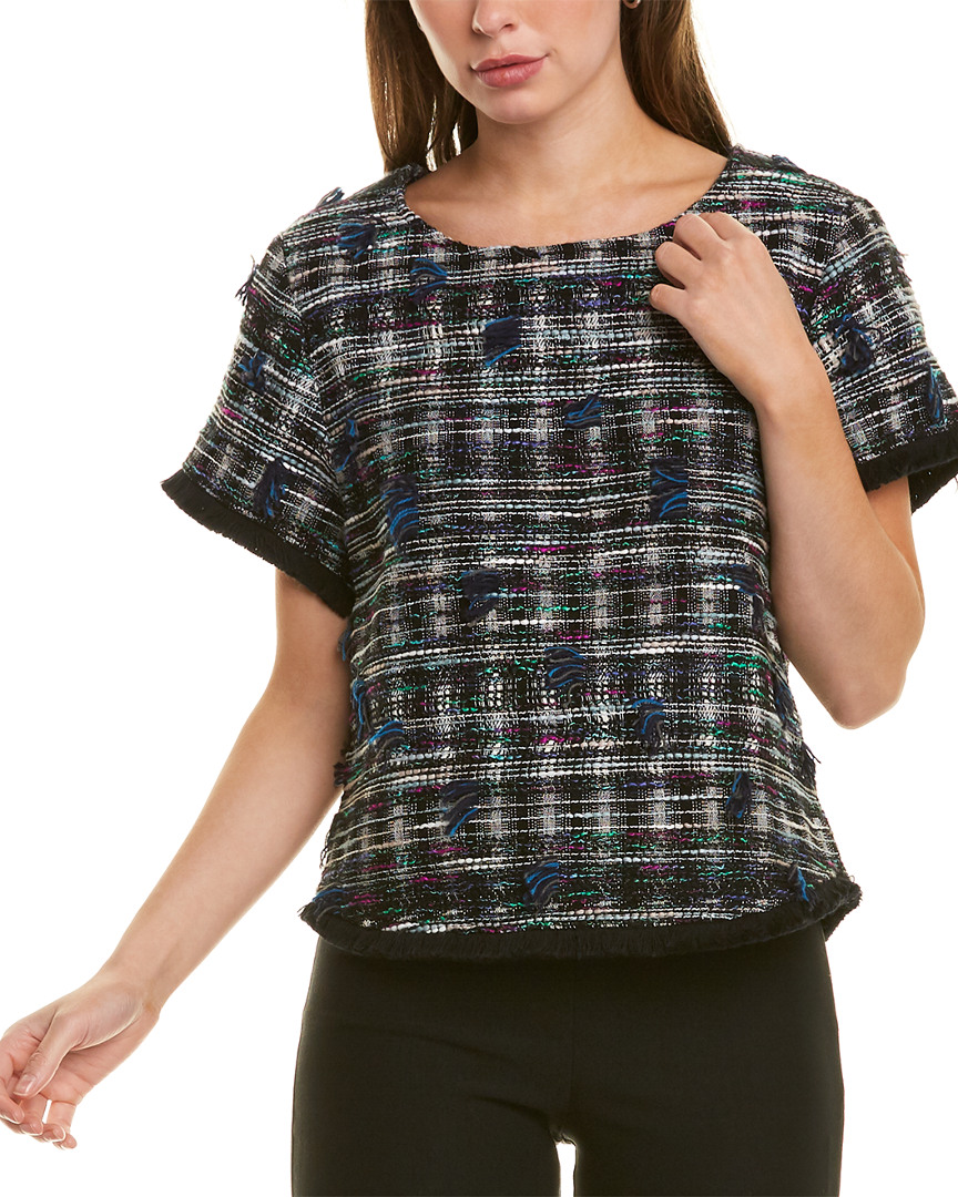 Image of Sara Campbell Tweed Top