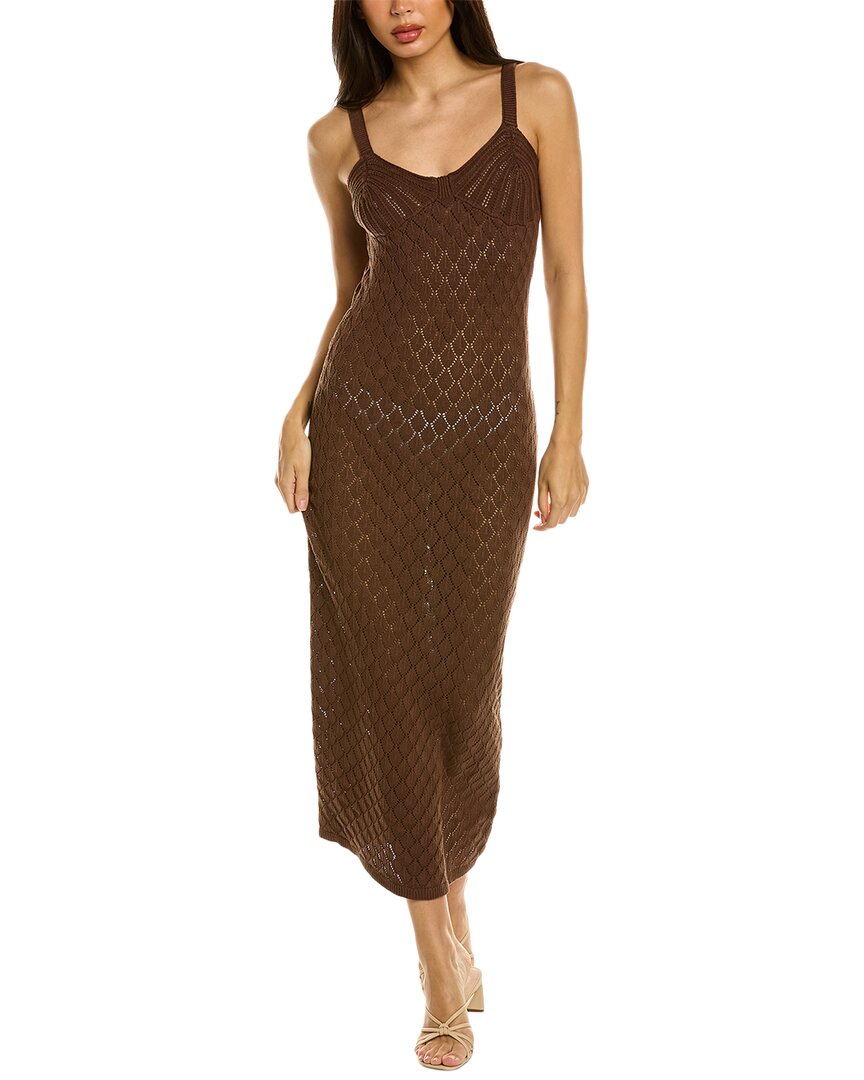 Devon Windsor Atlas Cover-up Dress In Brown