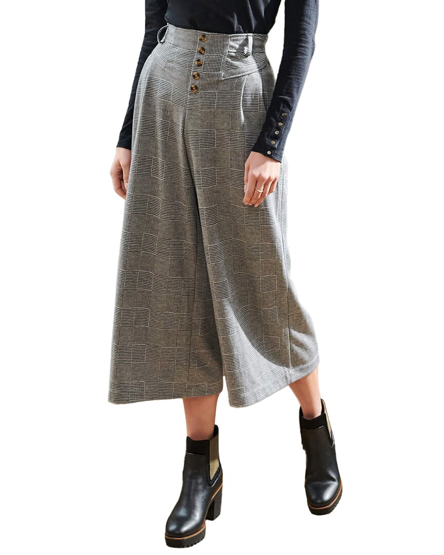 Hatley Charlie Wide Leg Pant In Gray