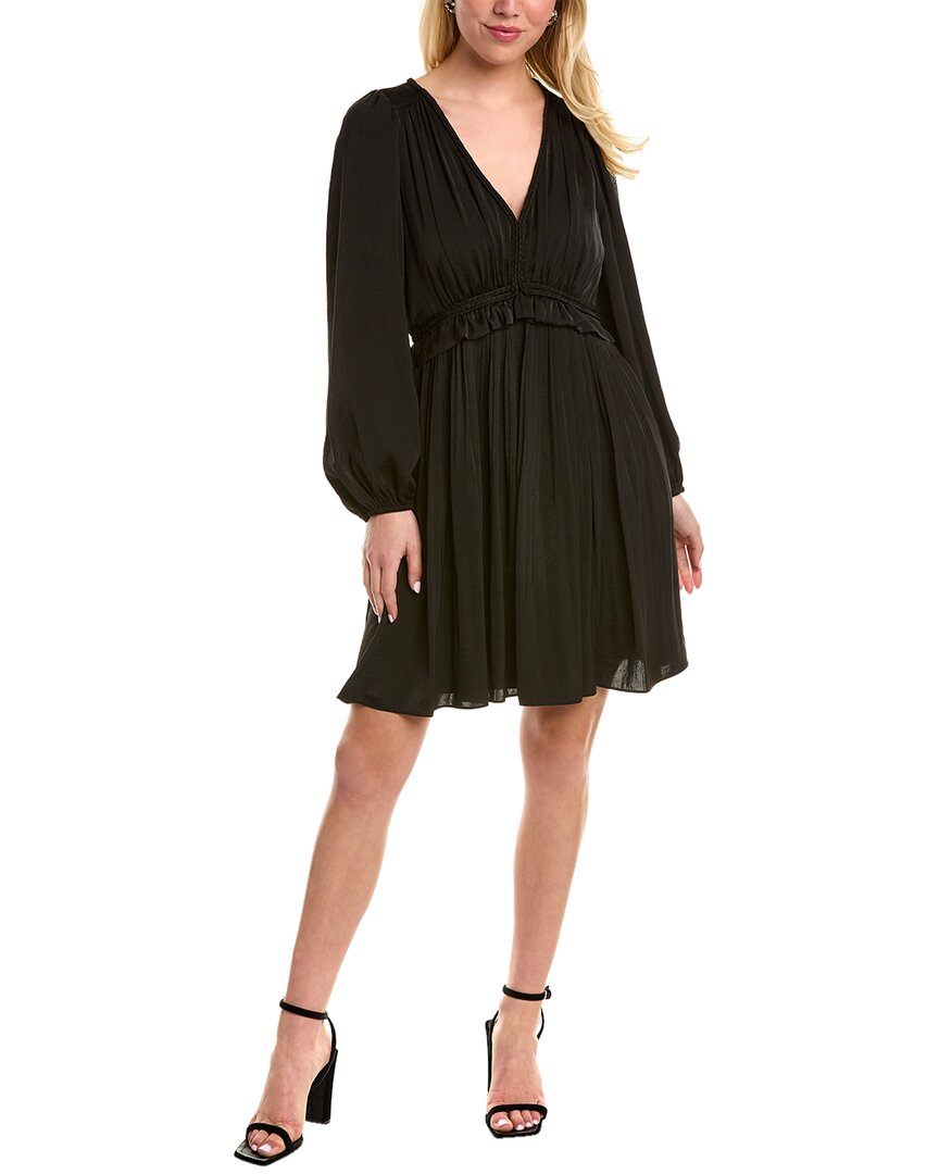 Shop Kobi Halperin Alexis Mini Dress In Black