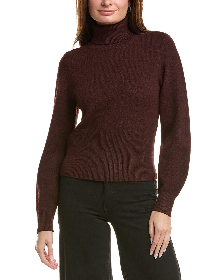 Ted Baker Turtleneck Pullover In Brown
