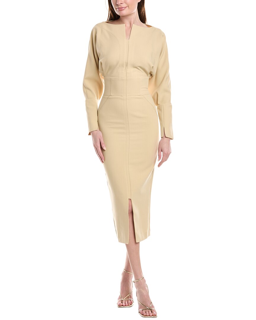 Bgl Midi Dress In Neutral