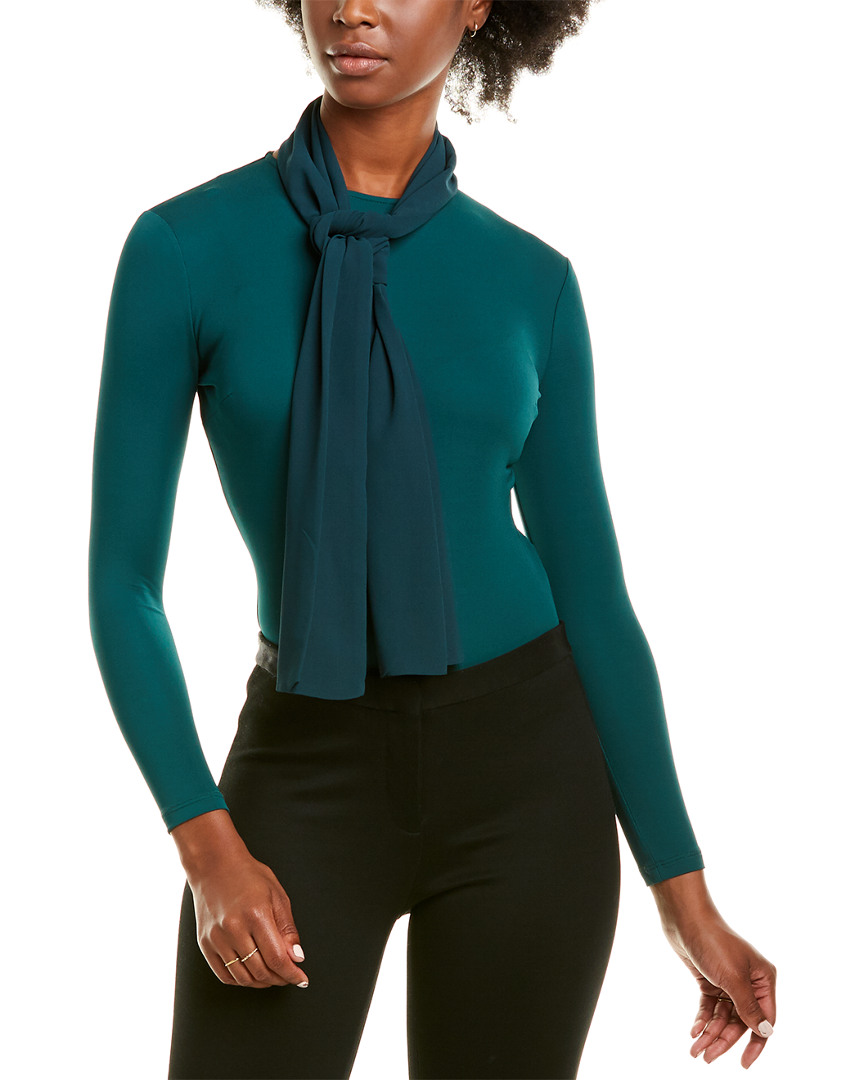 Image of Elisabetta Franchi Scarf Bodysuit