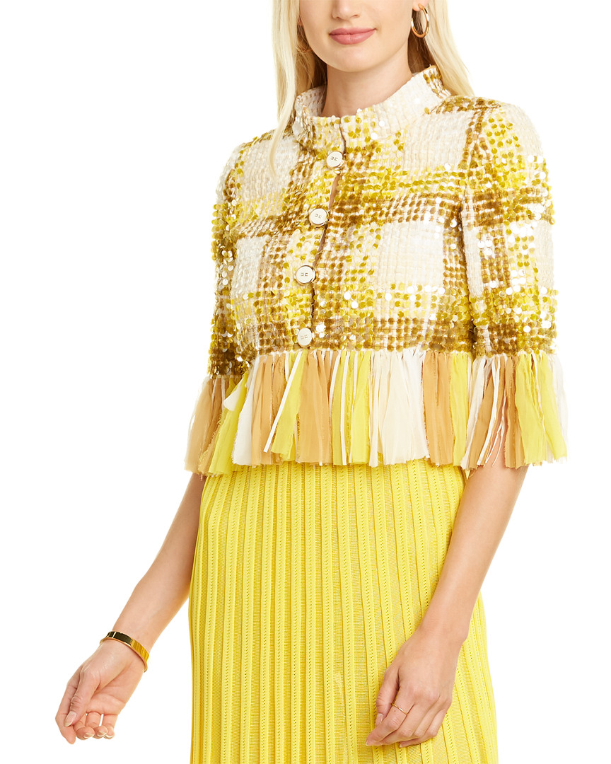 Image of Elisabetta Franchi Sequin Top