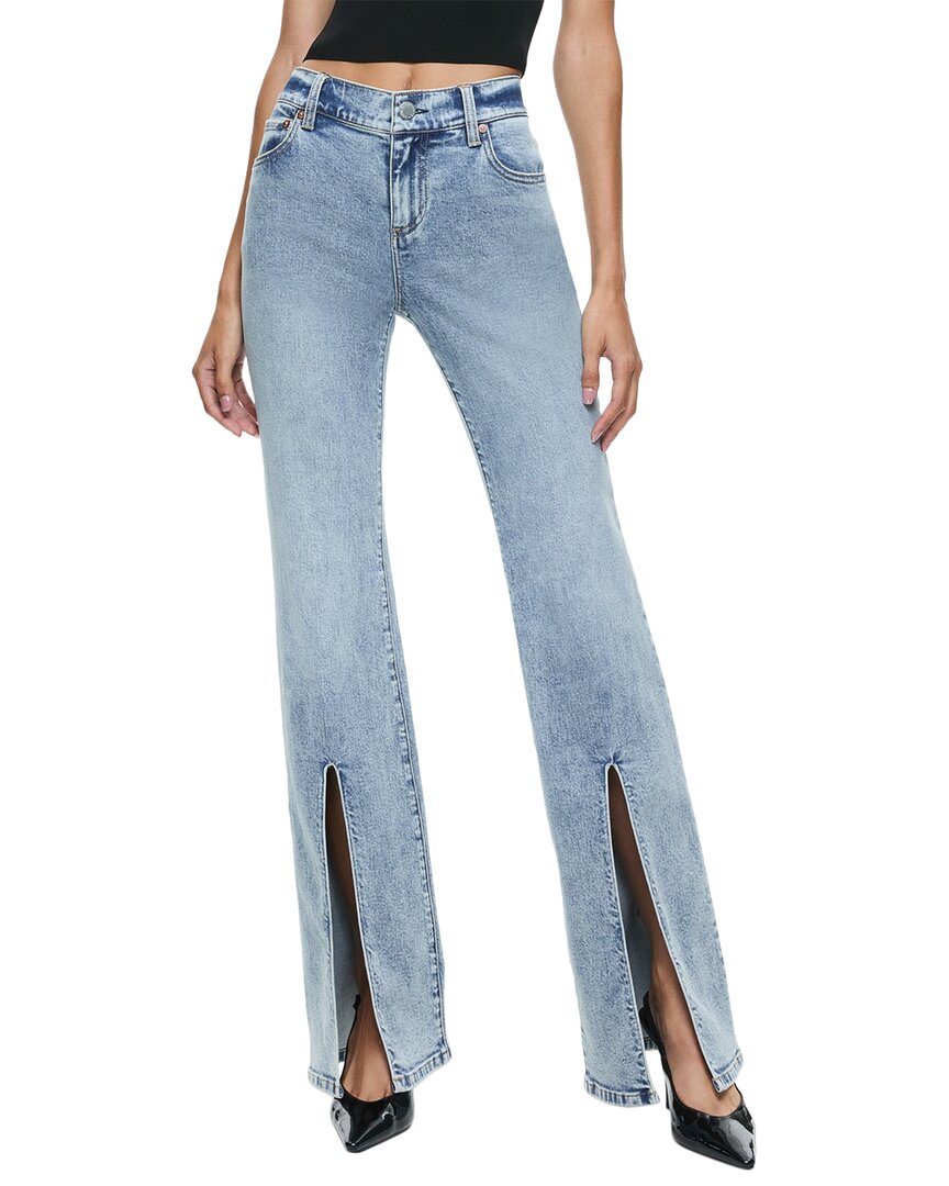 Shop Alice And Olivia Alice + Olivia Winslow Slim Fit Slit Jean