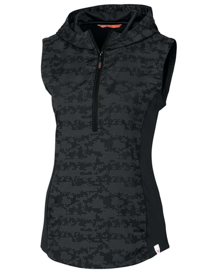 Shop Cutter & Buck Swish Printed Sport Vest In Black