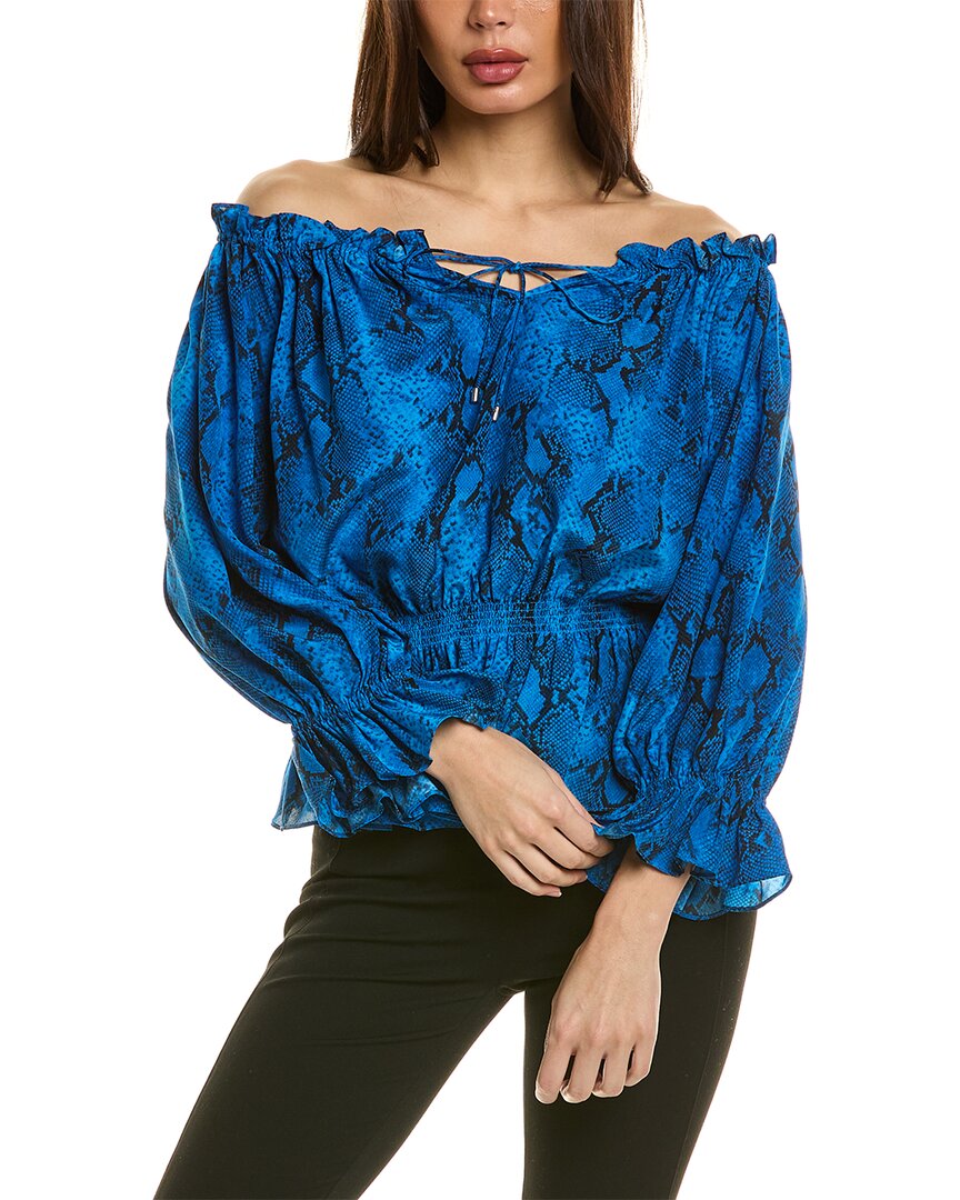 Elie Tahari Silk Off-the-shoulder Blouse