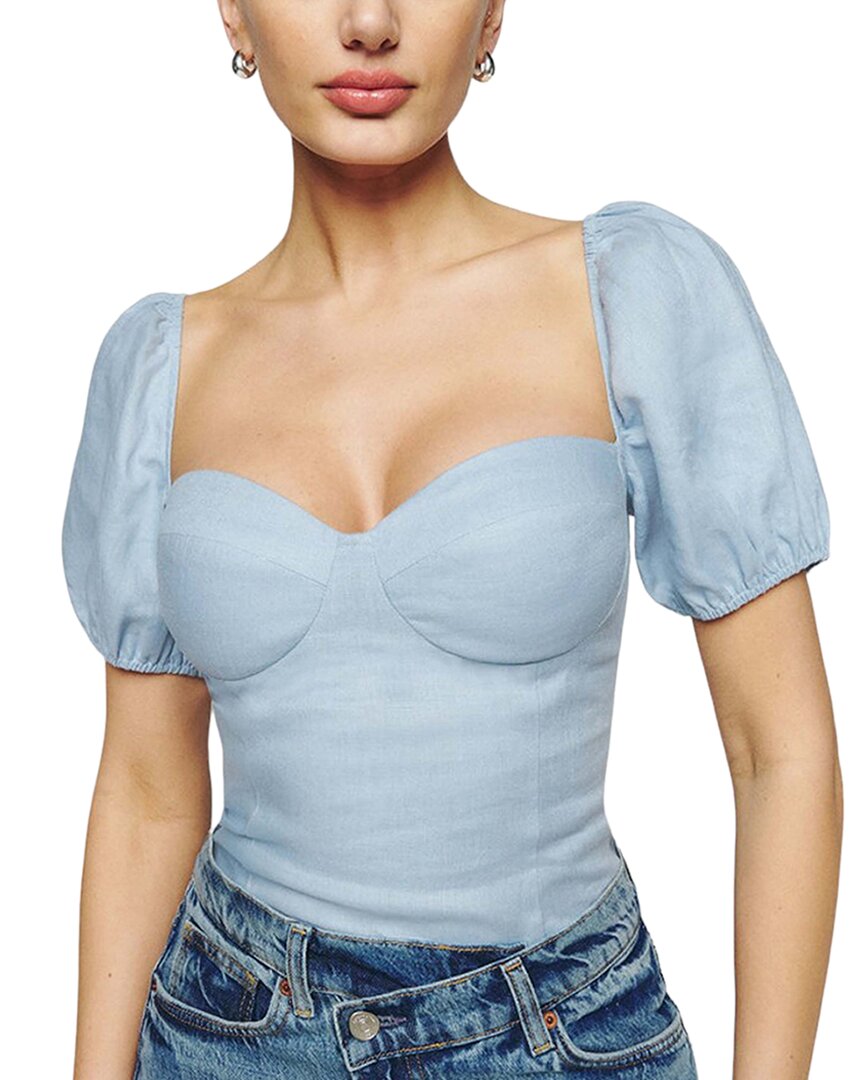 Adele Berto Linen Top