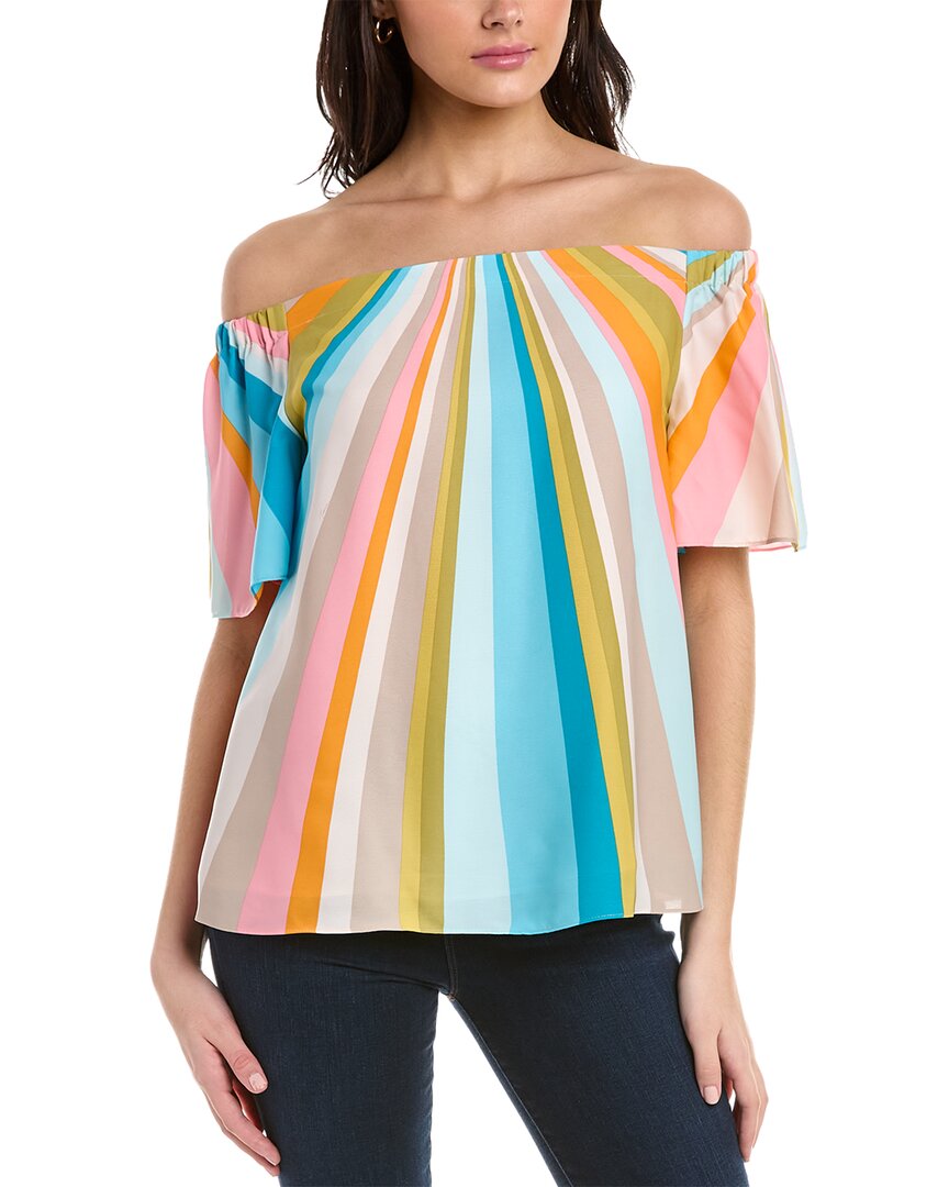 Shop Trina Turk Loveable Top In Blue