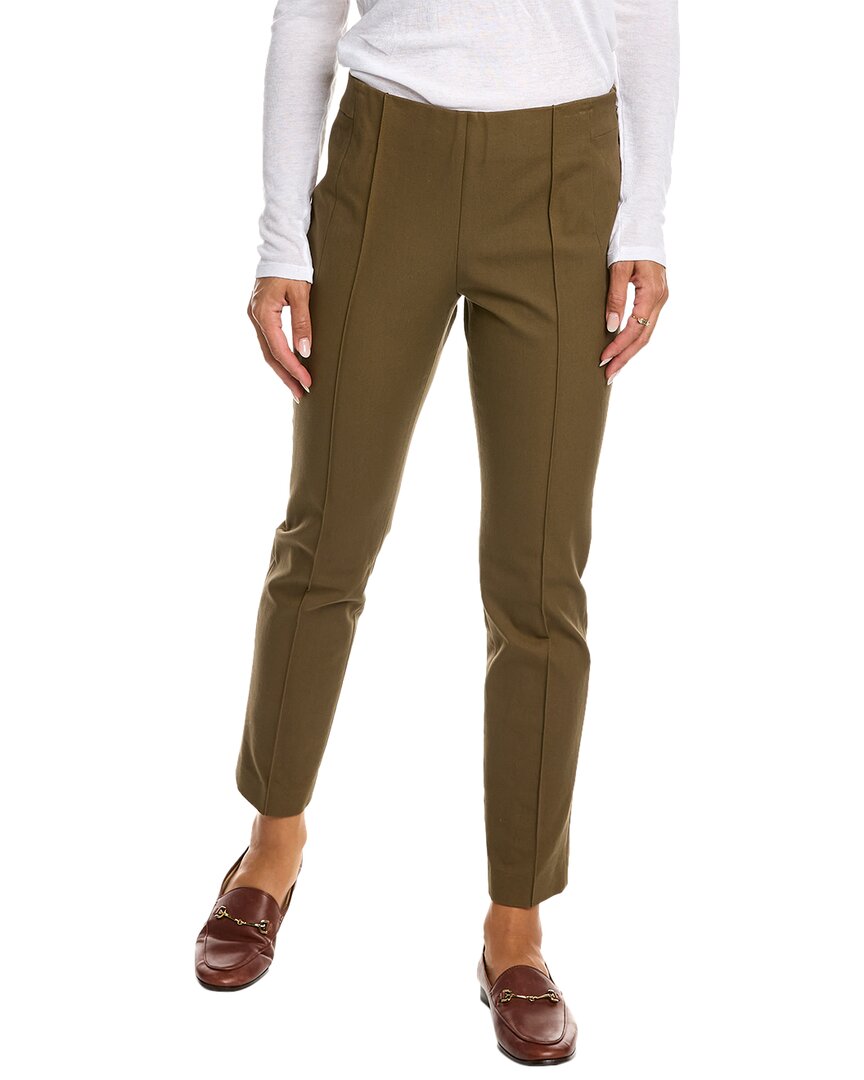 Shop Lafayette 148 New York Gramercy Pant In Green